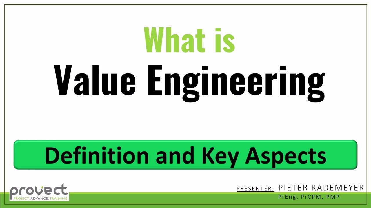 What is Value Engineering?