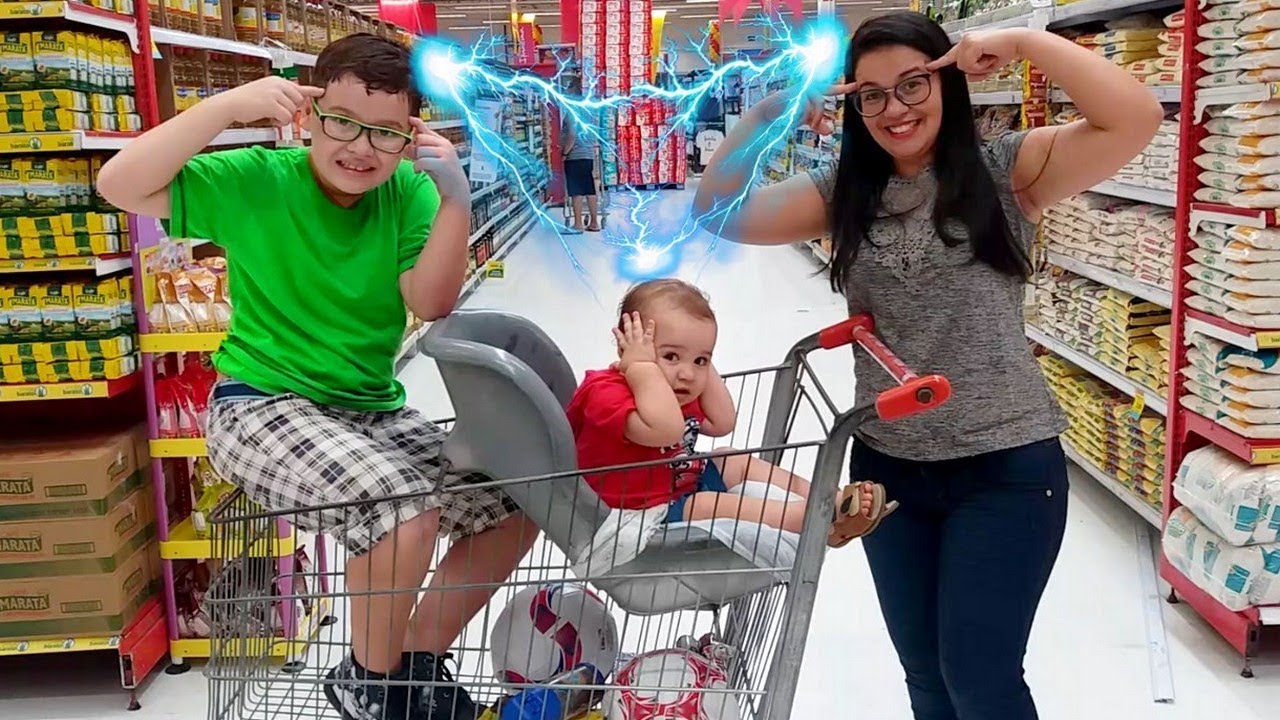 COMPRANDO NO MERCADO POR TELEPATIA!