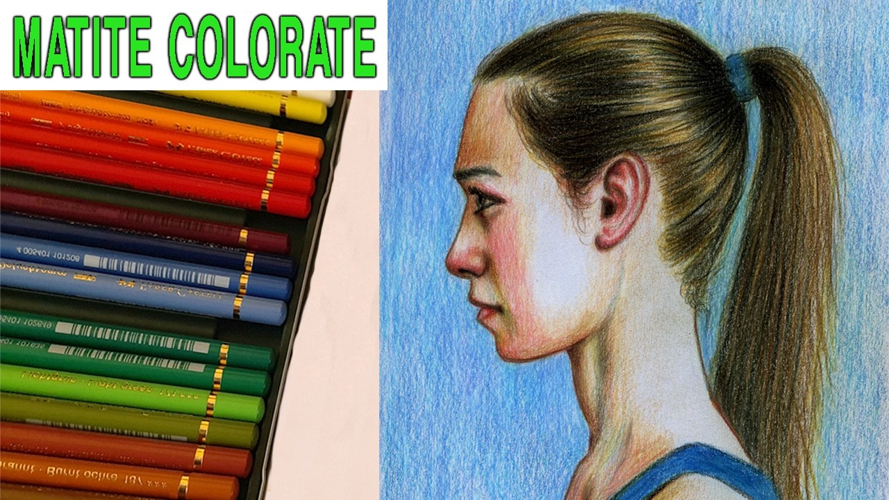 Ritratto con le matite colorate - Faber Castell - Polychromos