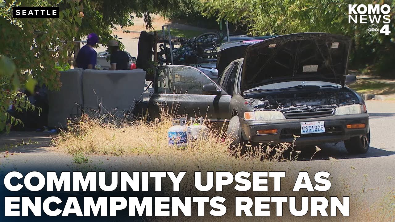 'We&rsquo;ve had enough': encampments return to area previously cleared in southwest Seattle