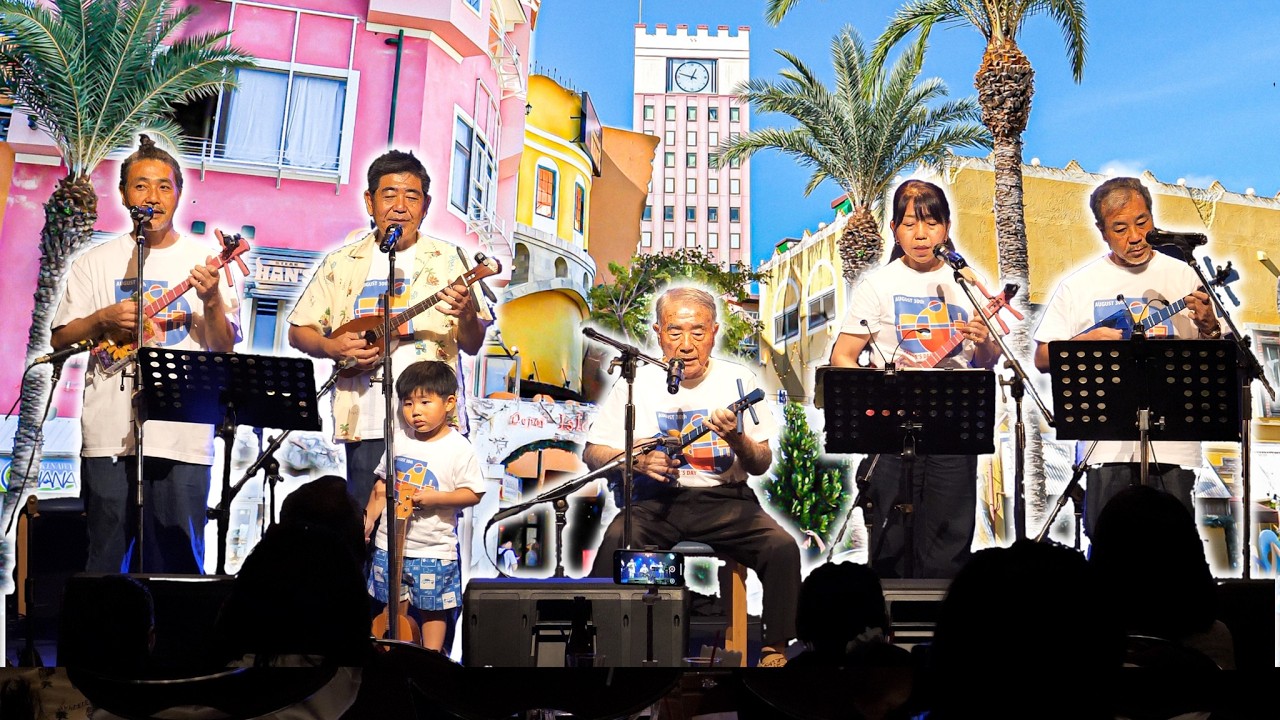 ８８才の沖縄おじぃが家族と奏でる島唄ライブの一日に密着｜ぬちぐすい料理とサンレレ