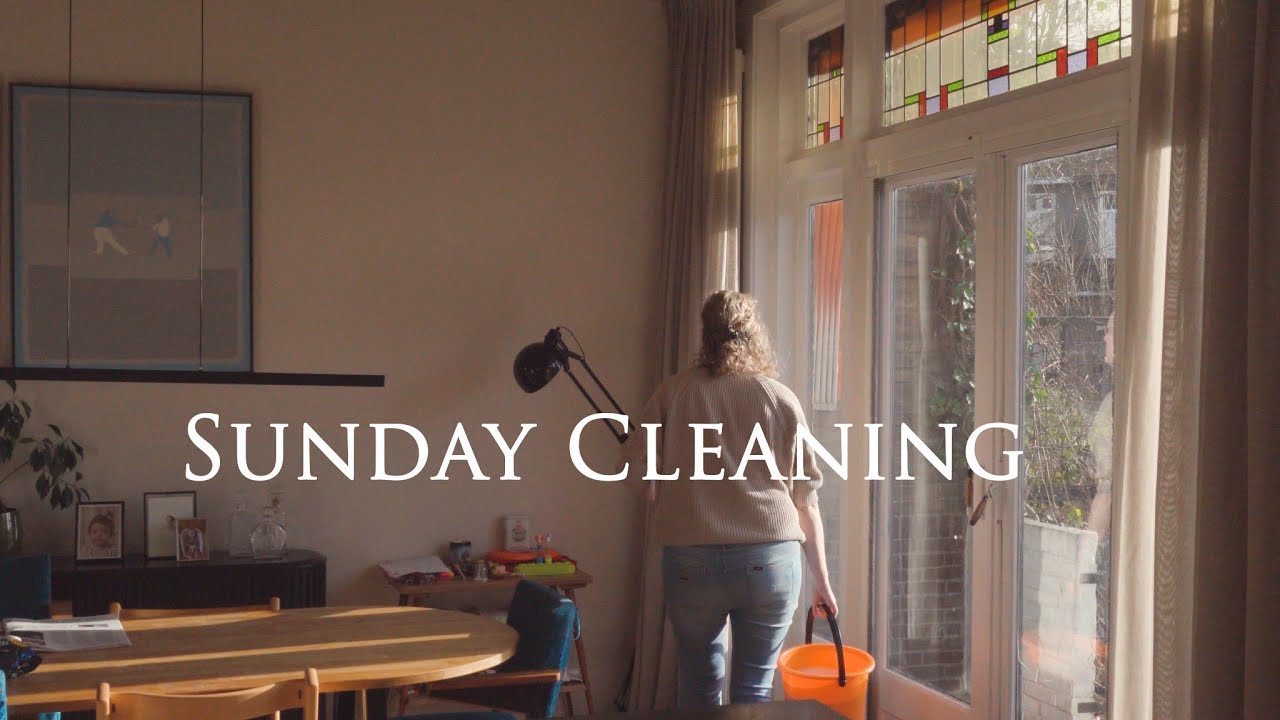 Slow Living Sunday | Aesthetic Cleaning & Homemade Dinner | Silent Vlog