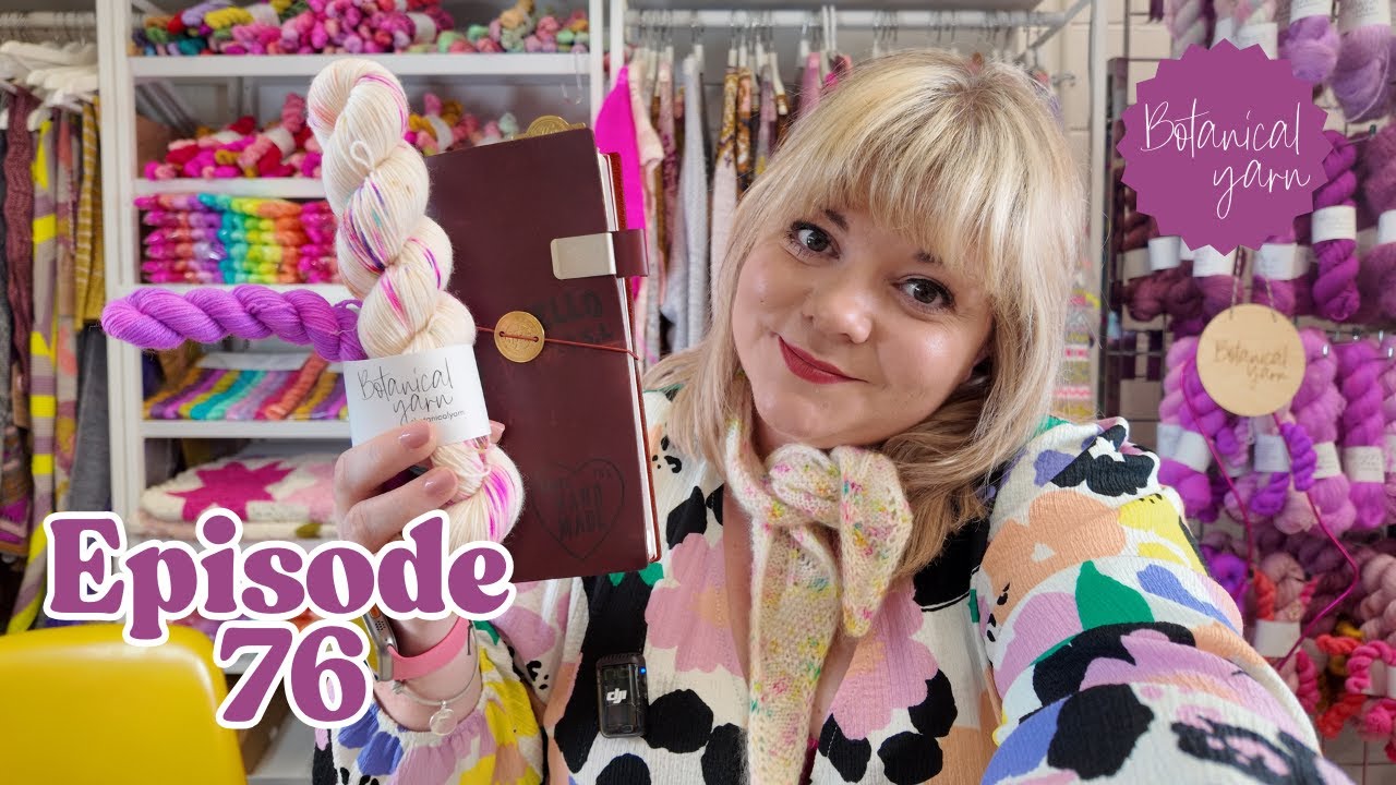 Botanical Yarn Knitting Crafting Podcast Episode 76   Miso Paper Stationery + Liberty Collection
