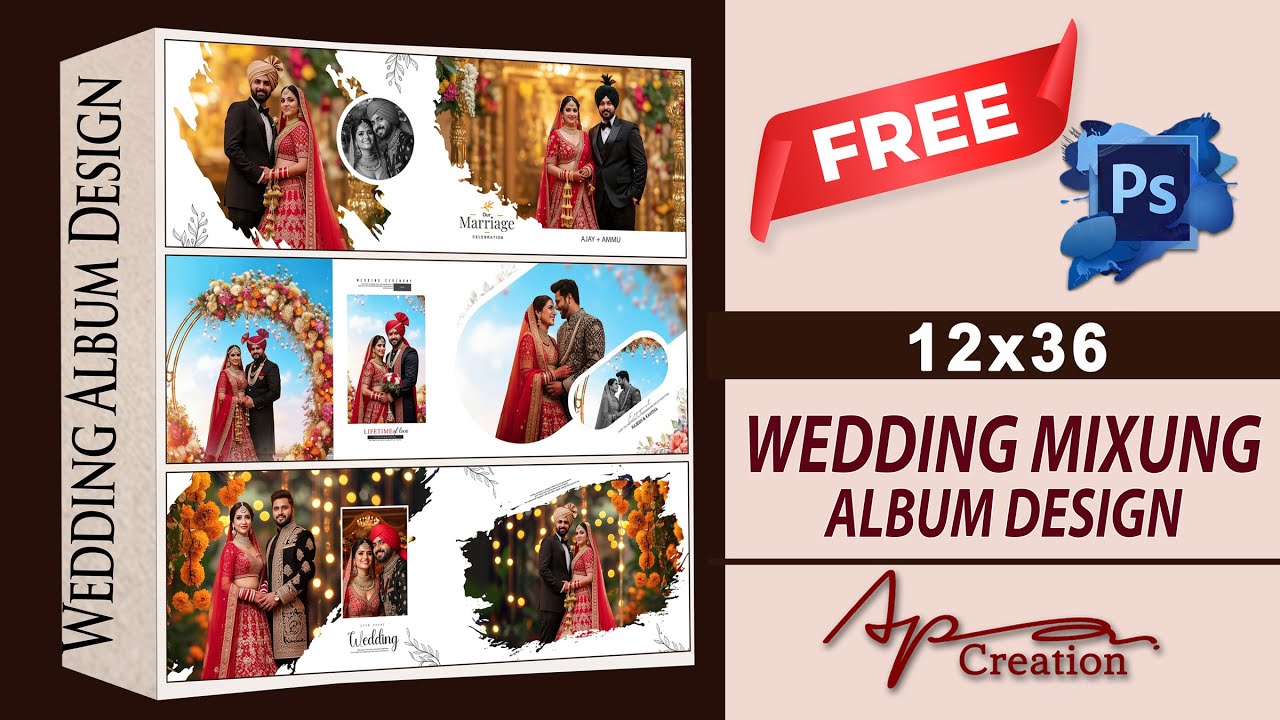 WEDDING ALBUM PSD FREE 2026