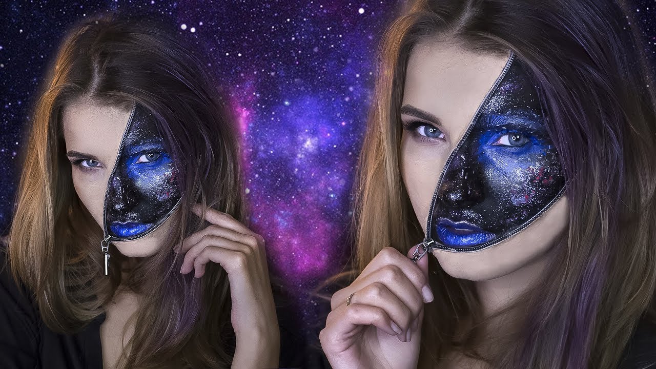 Расстёгнутое лицо макияж на ХЭЛЛОУИН - #TANYAMAKEUP - UNZIPPED FACE