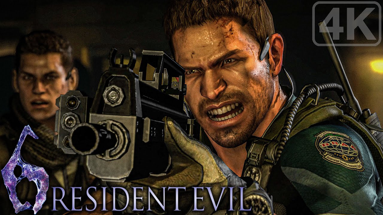 Resident Evil 6｜Chris Redfield Campaign｜Full Game｜4K