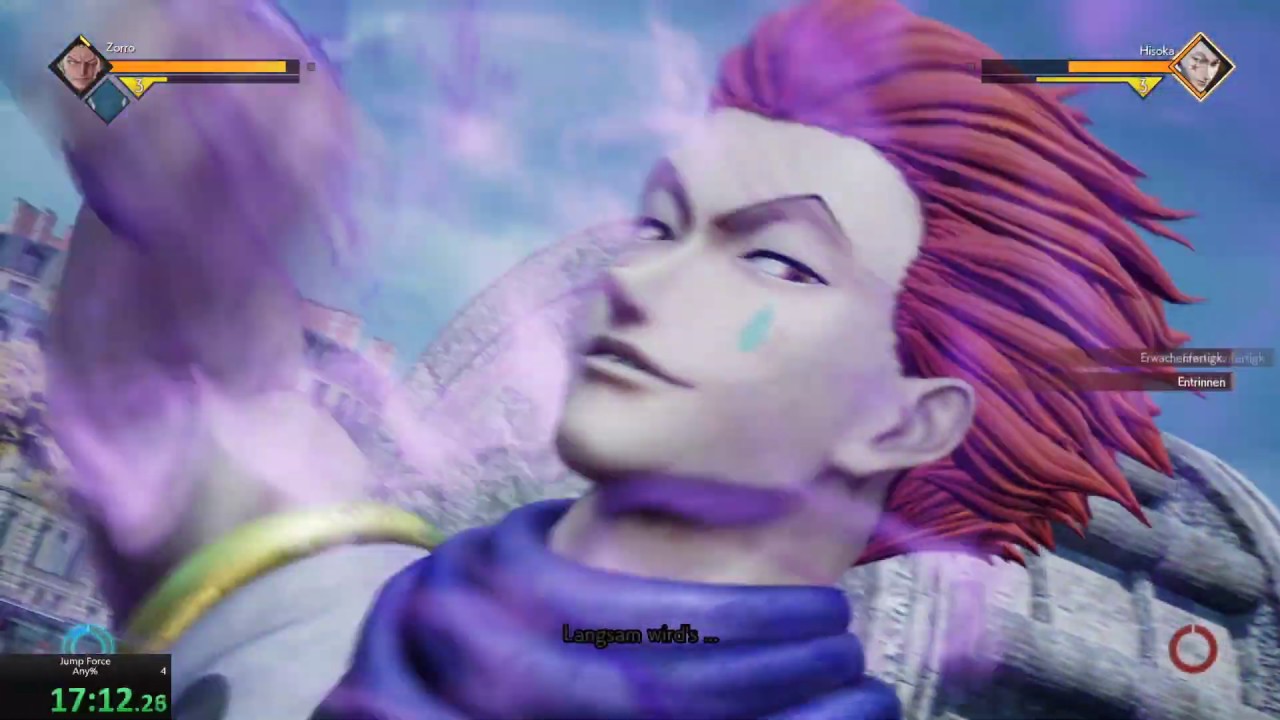 Jump Force Speedrun! Any% in 3:44:15 (old World Record)