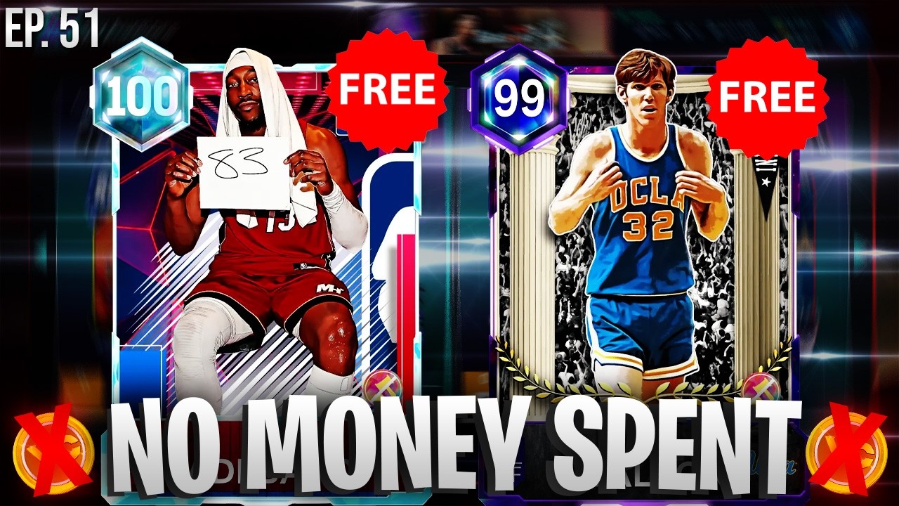 БЕЗ ТРАТ #51 - ДОБАВЛЯЕМ *БЕСПЛАТНО* 100 OVR BAM И DM WALTON! NBA 2K26 MYTEAM