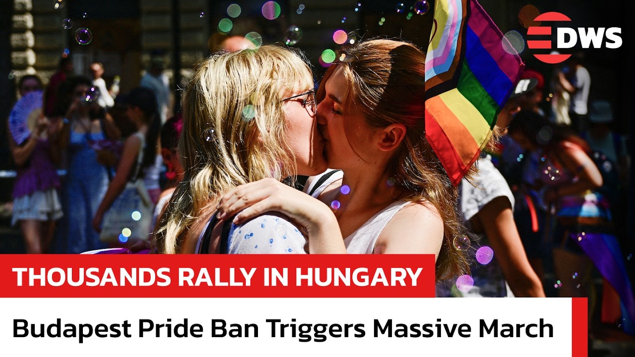 Massive Protest: Thousands March in Budapest Pride After Ban Sparks Global Attention | AM1E