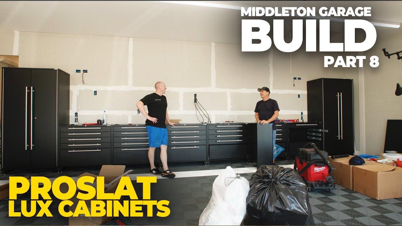 Installing ProSlat Lux Cabinets | Middleton Garage Build