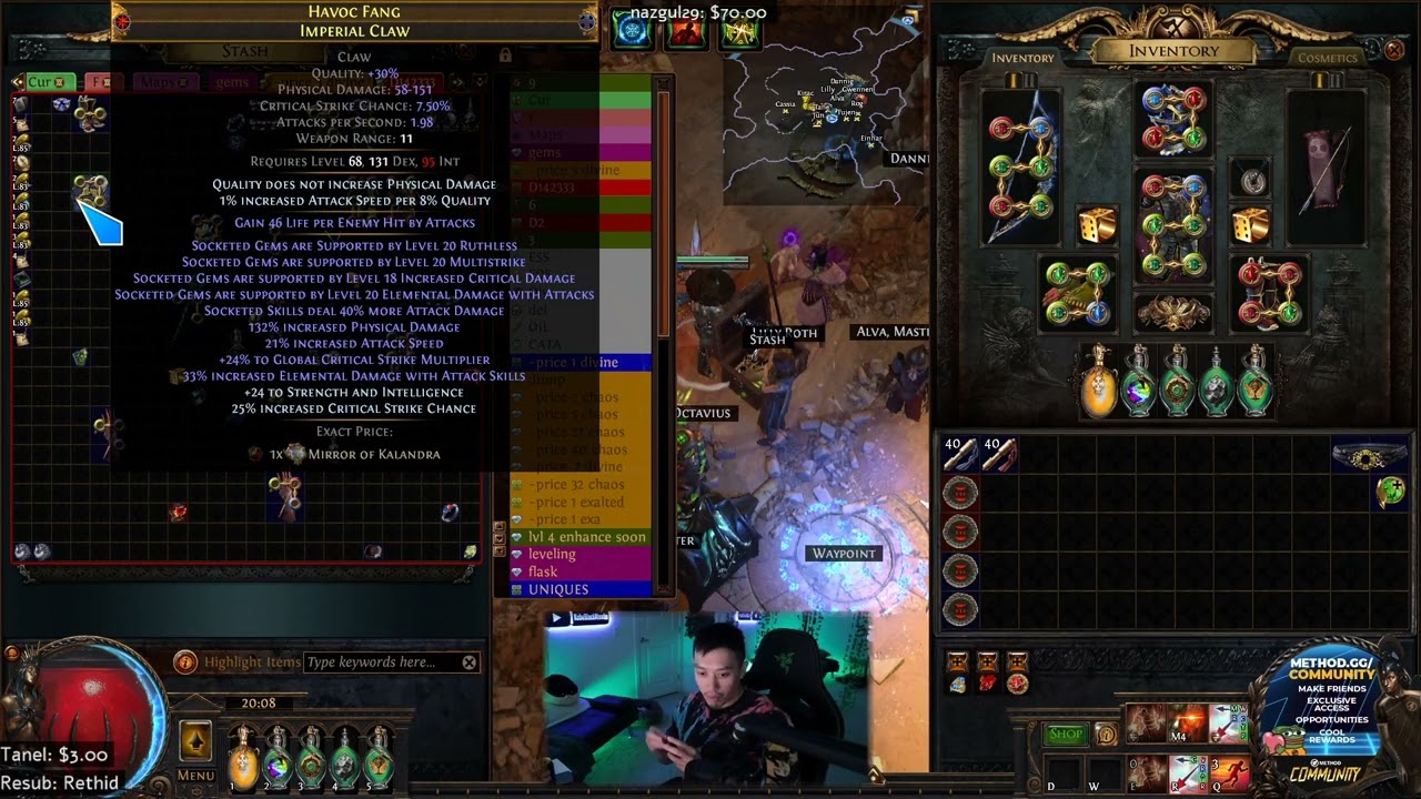 [POE CLIPS] THE CLAW!!!!! 3.19 | KOBEBLACKMAMBA