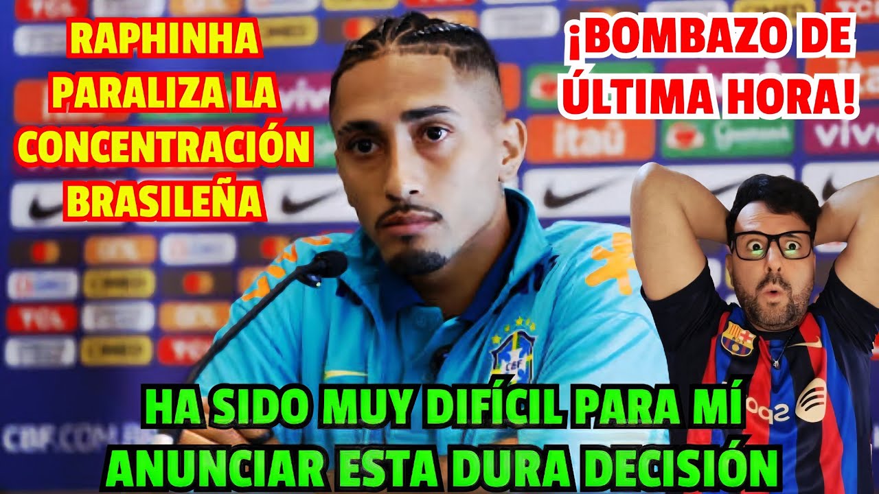 💥🤯 BOMBAZO INESPERADO! &iexcl;RAPHINHA SORPRENDI&Oacute; A TODOS! NADIE ESPERABA ESTO AHORA