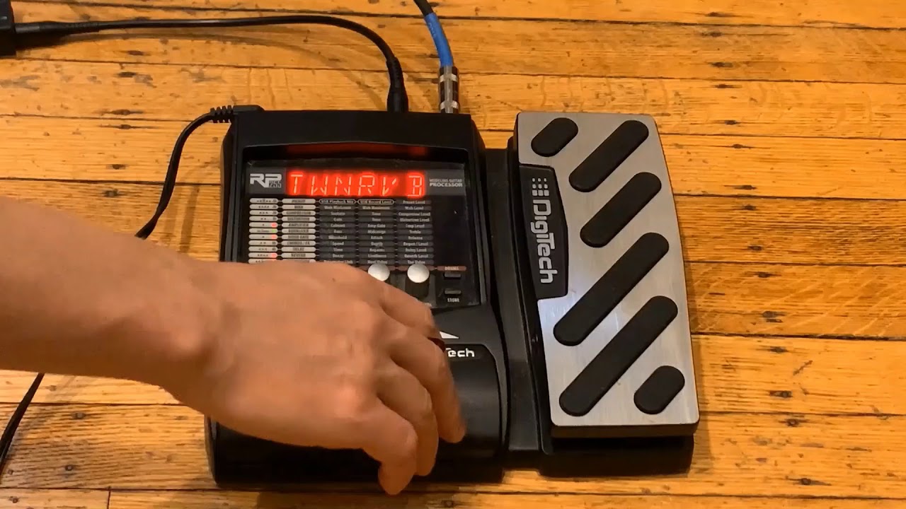 Digitech RP255 guitar multi effects pedal Demo/Review