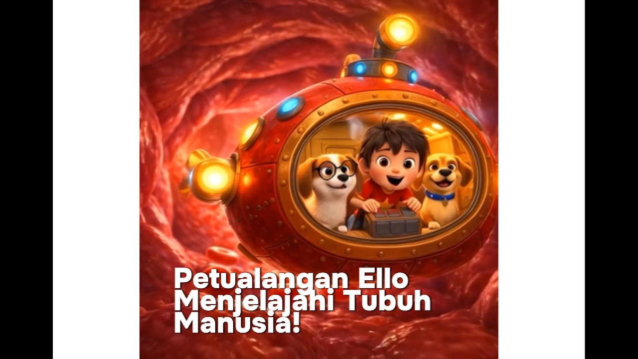 Petualangan Ello Menjelajahi Tubuh Manusia! | Animasi Edukasi Anak