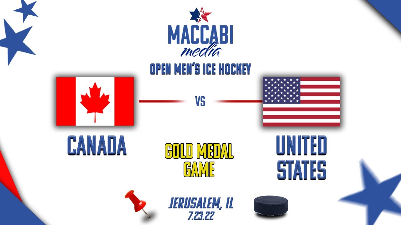 2022 Maccabiah Games - Open Men's Ice Hockey Final - USA vs. Canada