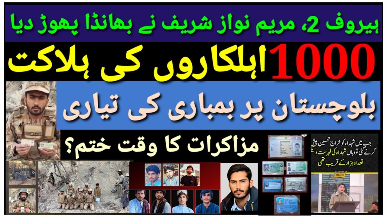 Maryam Nawaz revealed the secret of the devastation of Operation Herof 2.(farwaz n.b news)
