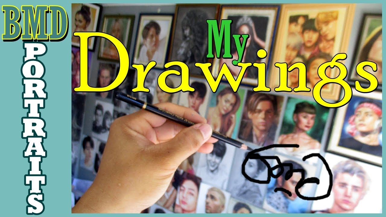 My Portrait Drawings (Collection of Fan Arts using Different Media) 
