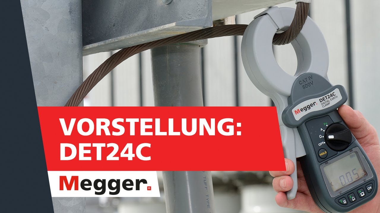 DET24C Digitale Erdungsmesszange | Niederspannungsprüftechnik