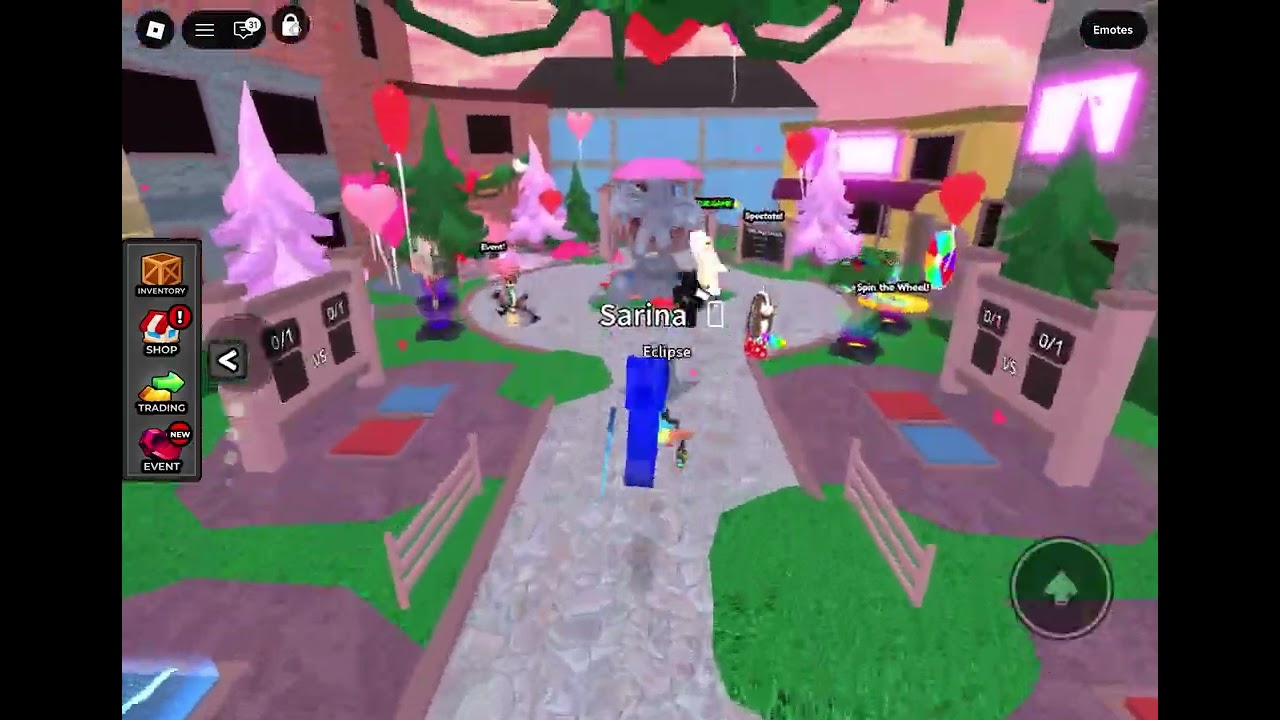 Playing gun vs knife duels 