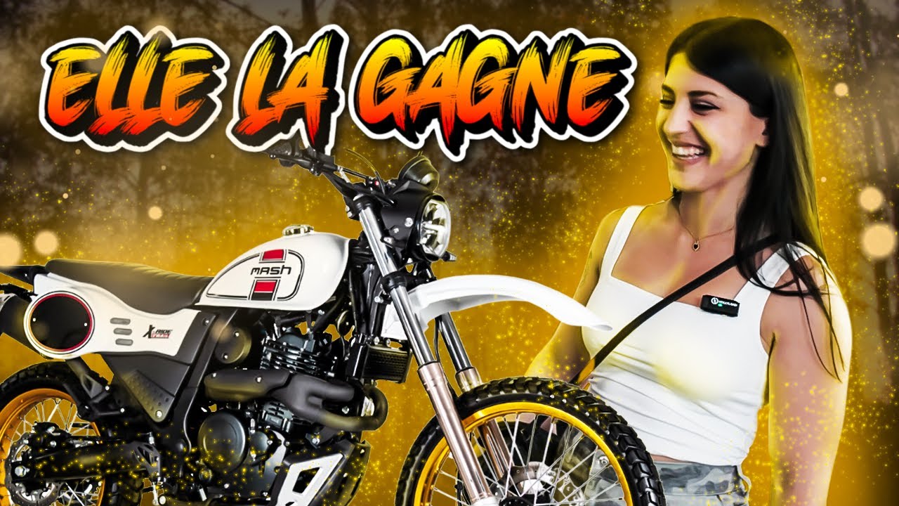 ALEXIA vient chercher sa MASH 650 X-RIDE TRAIL
