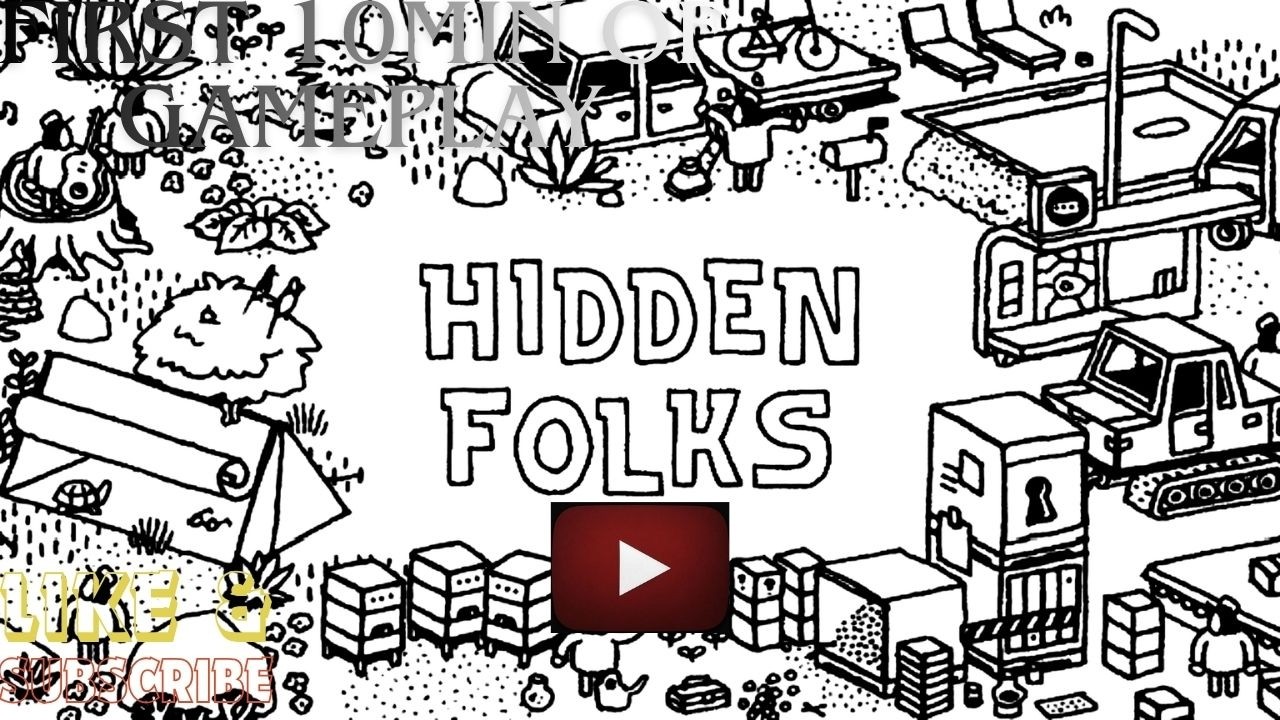 Part 118 | Hidden Folks | Relaxing First 10 Minutes of Gameplay 🌟  | The Epic Games series |