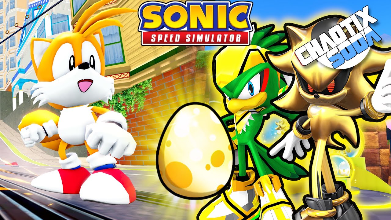 Unlocking Gold Android Shadow & Jet in Sonic Speed Simulator (Free Gold Eggs Guide)