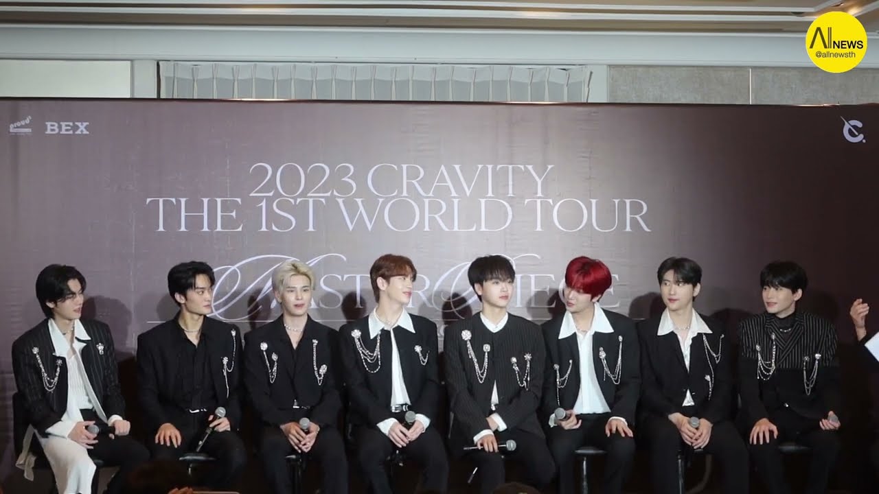 [PRESS Conference] “2023 CRAVITY THE 1st WORLD TOUR MASTERPIECE' IN BANGKOK”