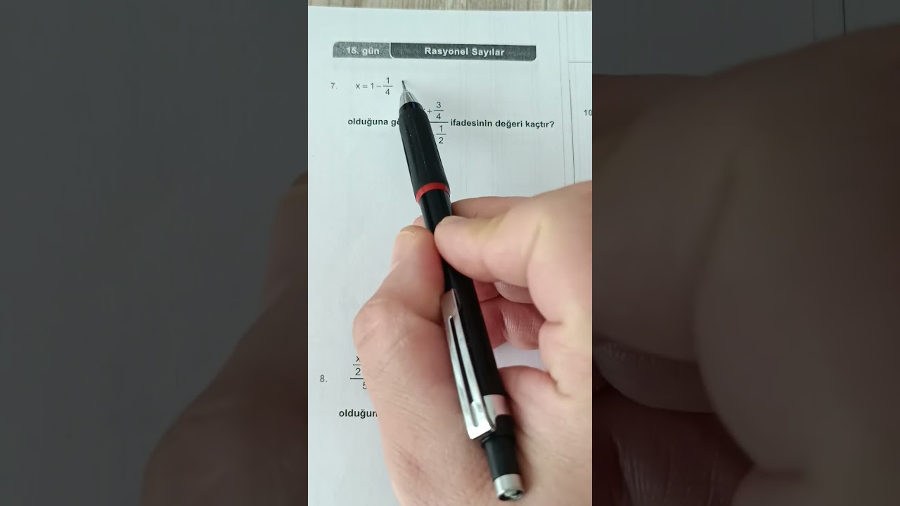 Antrenmanlarla matematik 1 15. Gün 9.Antrenman