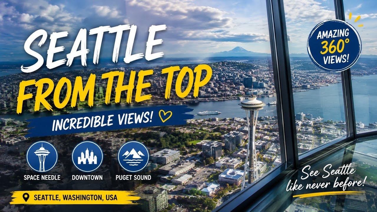 Seattle from the Top | Stunning Views from the Space Needle 🗼