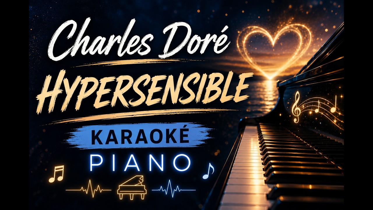 Charles Doré, Hypersensible (Karaoké Piano/ Sans Voix)