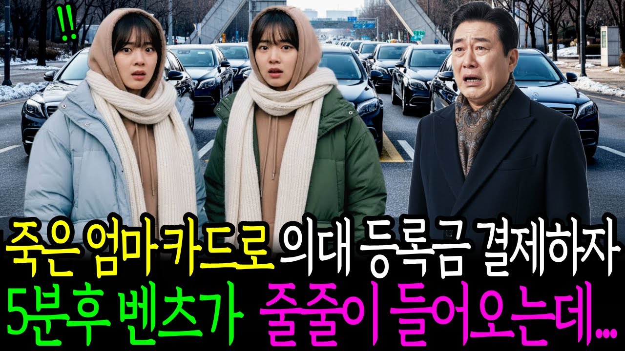 죽은 엄마 카드로 의대 등록금 결제하자 5분후 벤츠가 줄줄이 들어오는데ㅣ시니어사연ㅣ인생사연ㅣ감동사연ㅣ오디오북