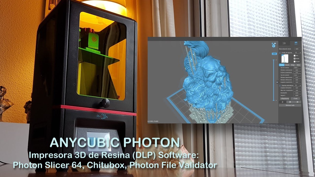 Anycubic Photon, Impresora de Resina tipo DLP. Segunda parte: Software