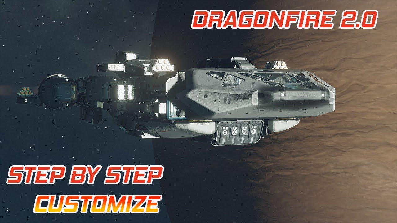 Step By Step Guide On How To Customize Dragonfire | Starfield Ship Ideas