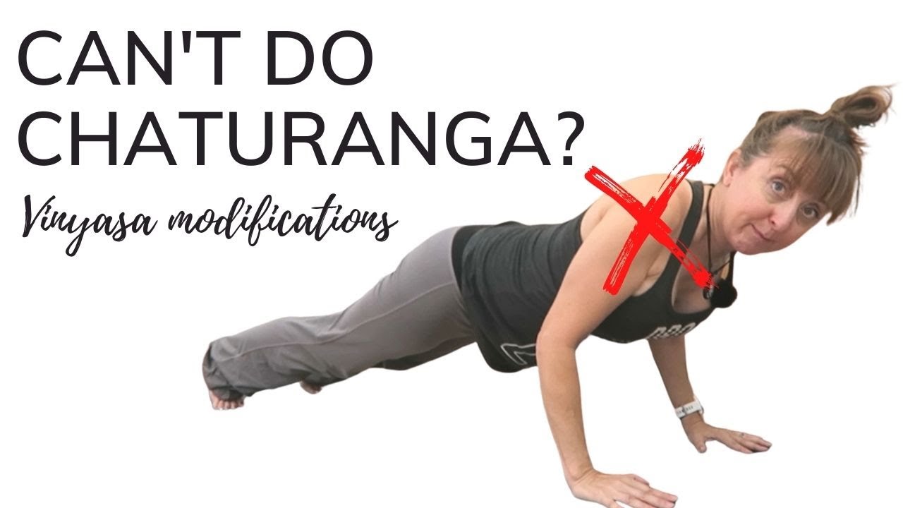 Can't do Chaturanga Dandasana? Vinyasa Flow Modification for Shoulder Injury or Sore Wrists