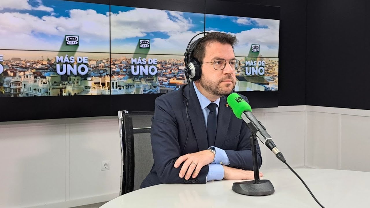 Aragonès, sobre Puigdemont: 