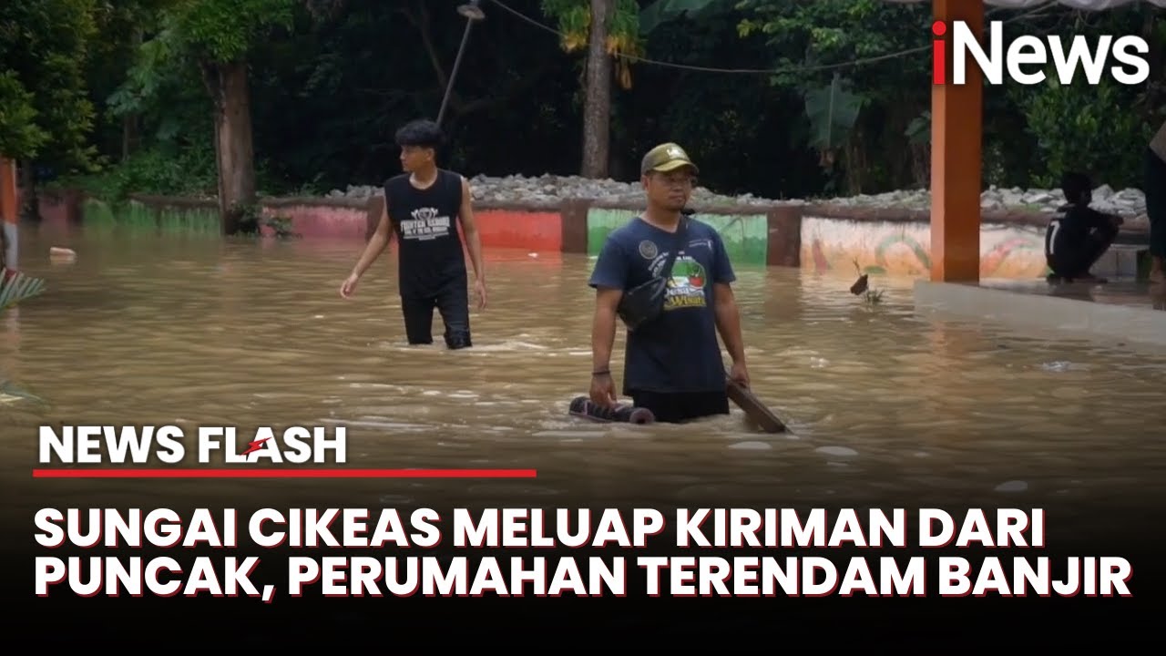 Sungai Cikeas Meluap, Puluhan Rumah Warga di Bogor Terendam Banjir | News Flash
