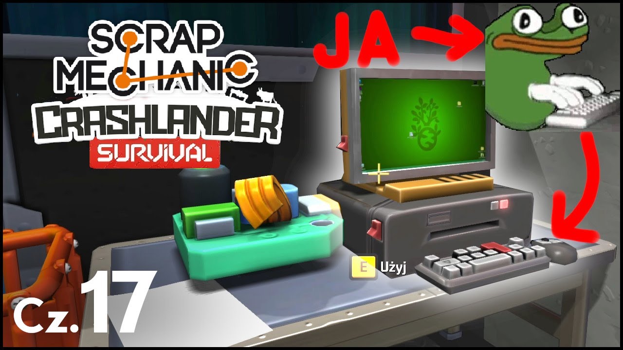 Przeszukuję KOMPUTER w siedzibie ForTerry?! - Scrap Mechanic Crashlander cz.17
