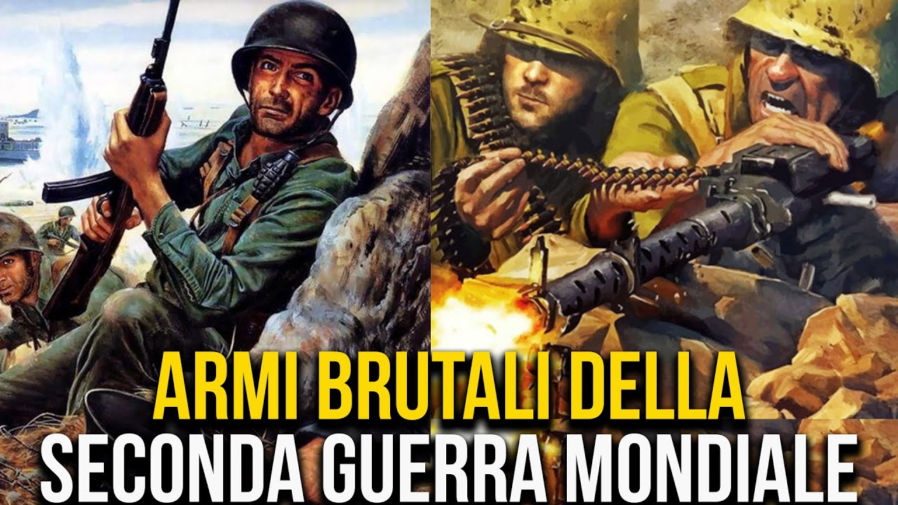 Tutte le ARMI BRUTALI della SECONDA GUERRA MONDIALE - ( TUTTE LE NAZIONI )