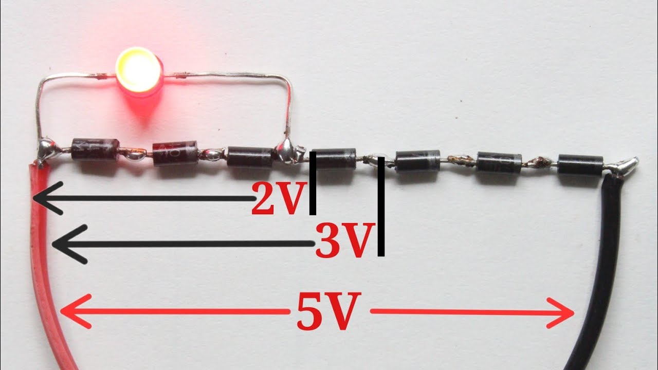 5V to 3V Regulator Using Diode
