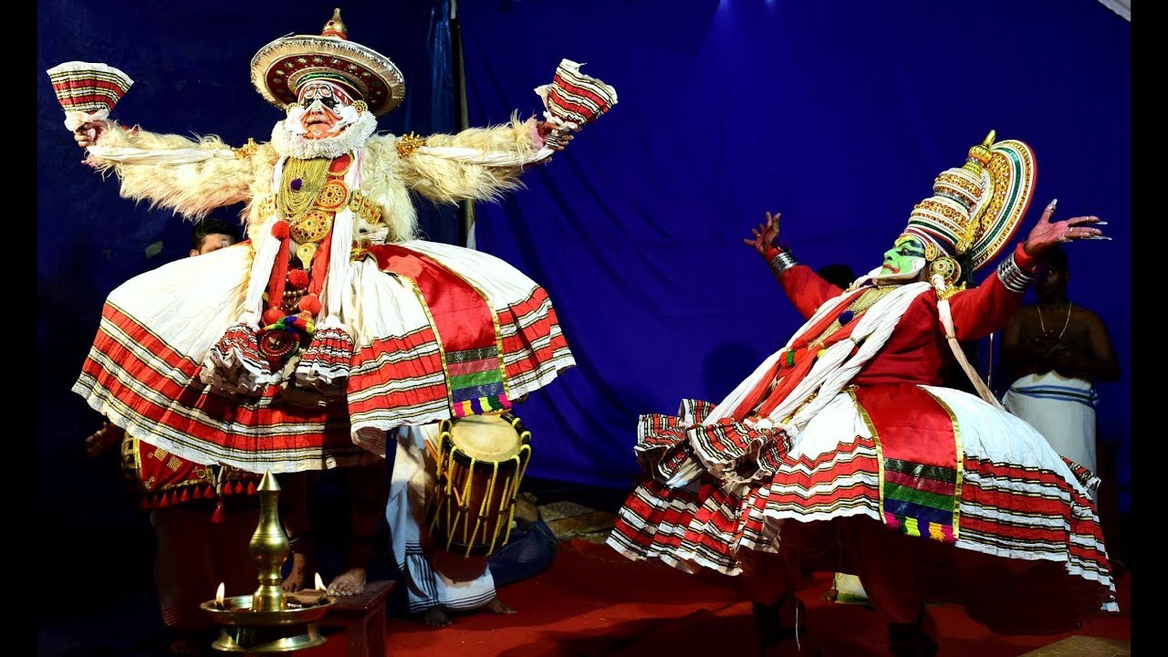 Kathakali Kalianasoganthikam,Bheeman-Sadanam Krishnankutty,Hanooman - Kottakkal Nandakumaran Nair