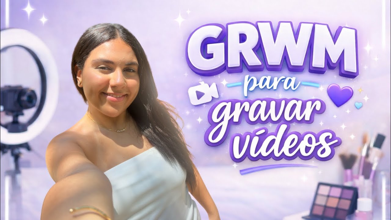 GRWM | PARA UM DIA DE GRAVAÇÃO!! *deu certo?