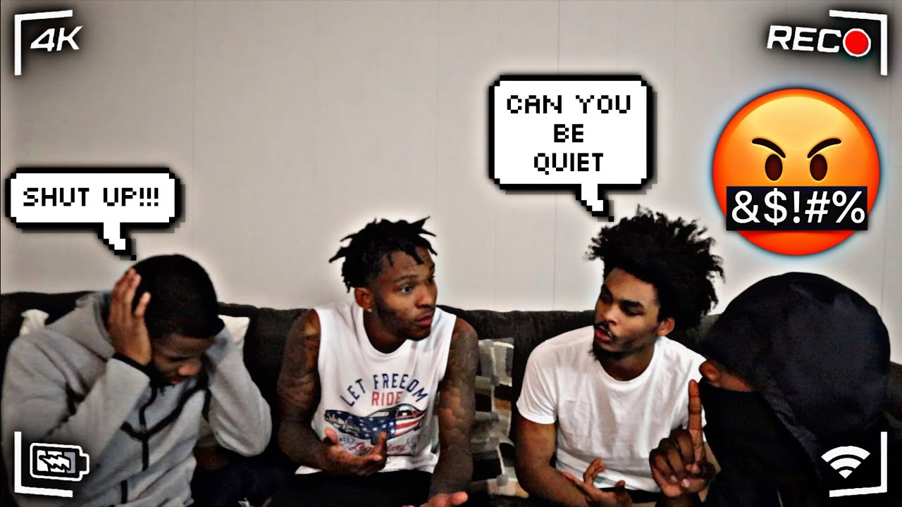 NEVER STOP TALKING PRANK ON THE GANG 😳 !! **They Was Mad** (VLOGMAS DAY 14)