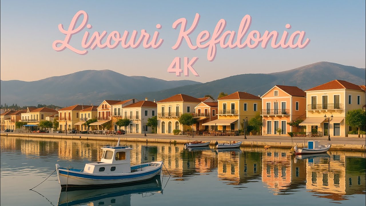 Walking Tour in Lixouri,Kefalonia🇬🇷| Charming Coastal Town with Colorful Architecture.