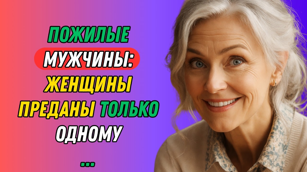 Женщин не волнует, что для них делают мужчины старшего возраста… Они верны только одному!