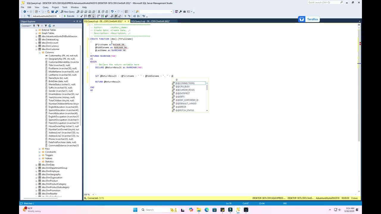 How to Create a Scalar Function in SQL Server (Step-by-Step Guide) Programming!!!
