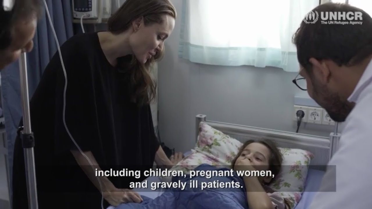 Angelina Jolie Pitt, UN Refugee Agency Special Envoy, visits Syrian refugees
