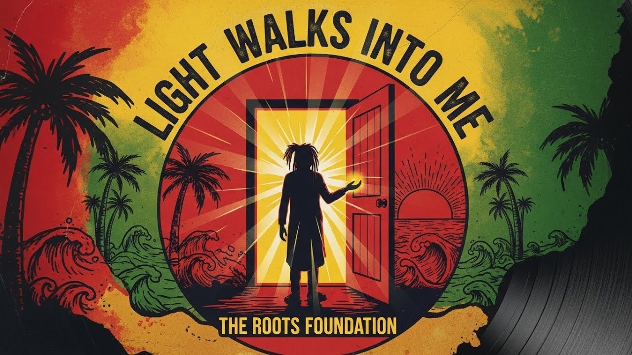 "LIGHT WALKS INTO ME" | AI Spiritual Roots Reggae (Meditative Instrumental) | Mystic Riddim