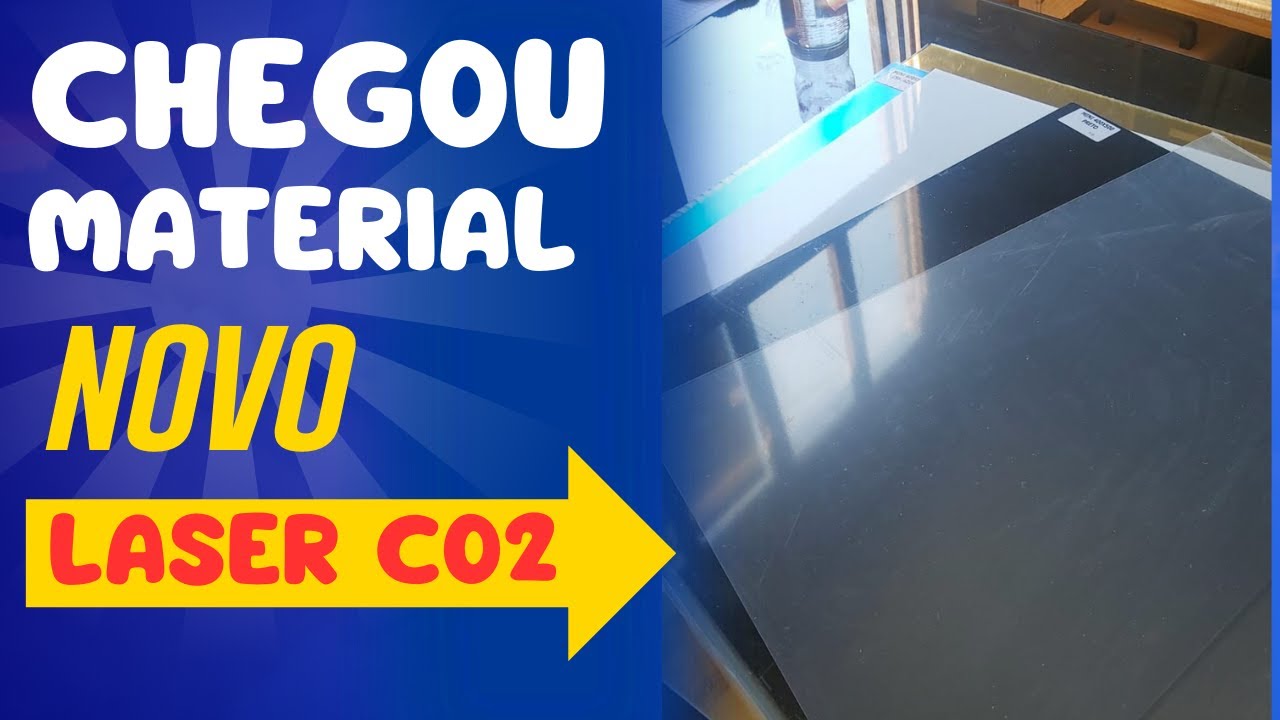 CHEGARAM! Acrílicos Espelhados e Coloridos | Novos Materiais para Laser