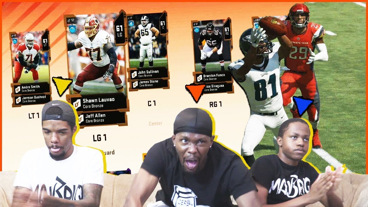 All Bronze Offensive Line Challenge! (Still Throwing Dots!) | Madden 20 MUT Squads Gameplay