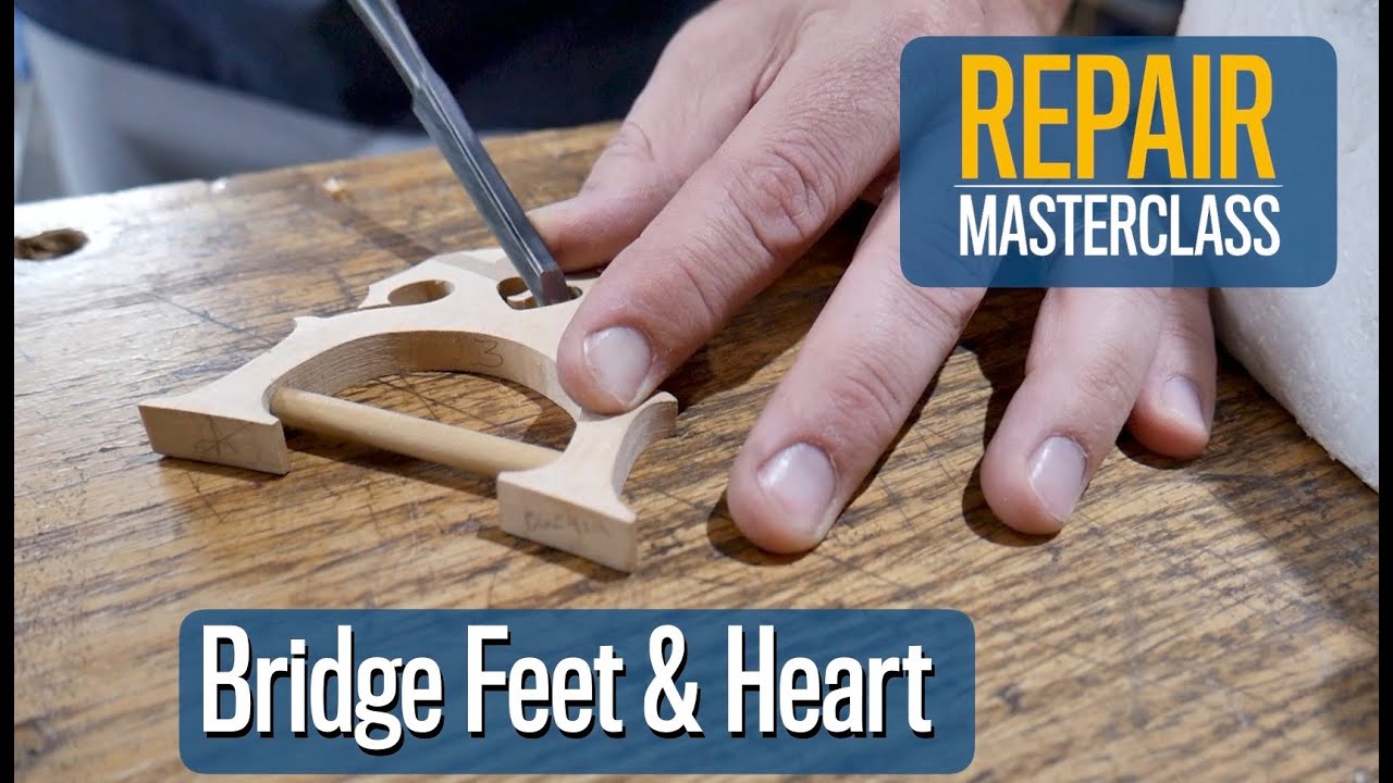 Cello bridge carving tips